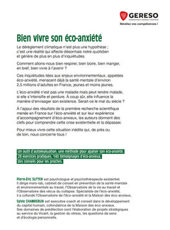 Bien vivre son éco-anxiété
