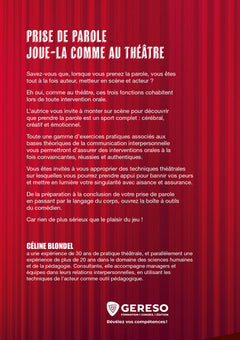 Prise de parole : joue-la comme au théâtre
