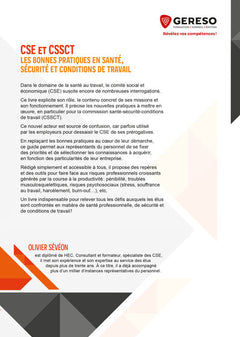 CSE et CSSCT : les bonnes pratiques en santé, sécurité et conditions de travail