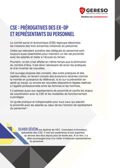 CSE : prérogatives des ex-DP et représentants de proximité