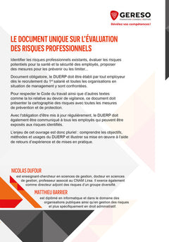 Le document unique sur l'évaluation des risques professionnels
