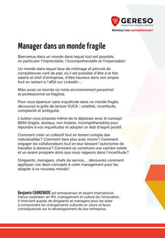Manager dans un monde fragile