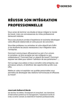Réussir son intégration professionnelle