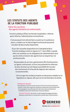 Les statuts des agents de la Fonction publique