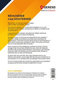 Rémunérer c'est gouverner