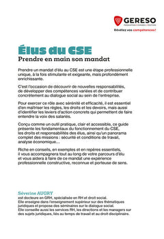 Élus du CSE