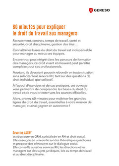 60 minutes pour expliquer le droit du travail aux managers