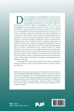Approche sociopragmatique du discours romanesque