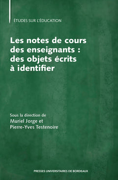Les notes de cours des enseignants