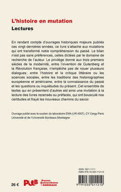 L’histoire en mutation