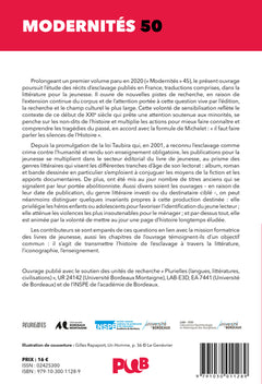 Écrire l’esclavage dans la littérature pour la jeunesse