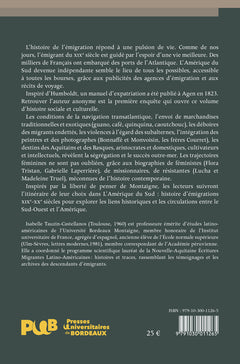 L’Amérique du Sud : Histoire d’émigrations, XIXe-XXe siècles