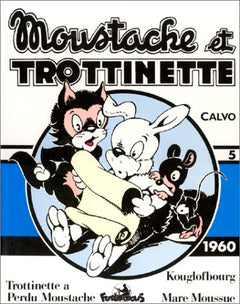 Moustache et Trottinette