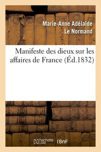 Manifeste des dieux sur les affaires de France