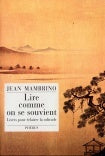 LIRE COMME ON SE SOUVIENT