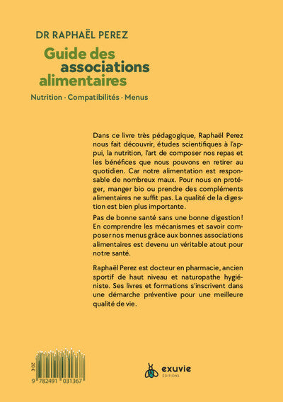 Guide des associations alimentaires - Nutrition - Compatibilités - Menus
