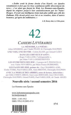 Les Hommes sans Epaules n°42: Dossier Claude Pélieu & la Beat Generation