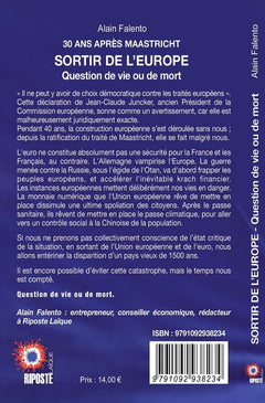 SORTIR DE L'EUROPE , Question de vie ou de mort