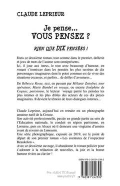 Je pense... Vous pensez ?