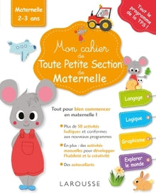 Mon cahier de toute petite section de maternelle