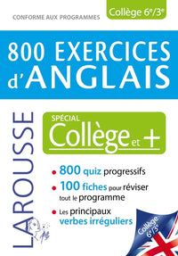 800 exercices d'anglais