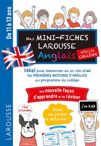 Mini fiches spécial anglais