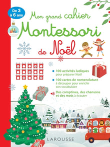 Mon grand cahier Montessori de Noël