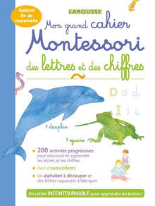 Mon grand cahier Montessori des lettres et des chiffres