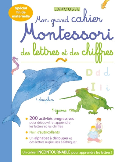 Mon grand cahier Montessori des lettres et des chiffres