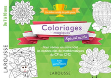 20 coloriages magiques spécial maths, 7-10 ans