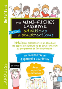 Mini fiches spécial additions et soustractions