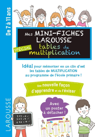 mini fiches tables de multiplication