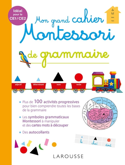 Mon grand cahier Montessori de grammaire