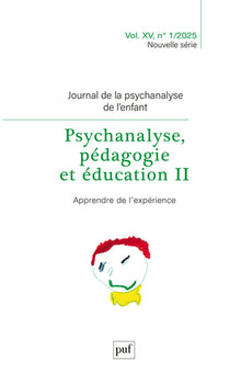 Journal de la psychanalyse de l'enfant 2025-1