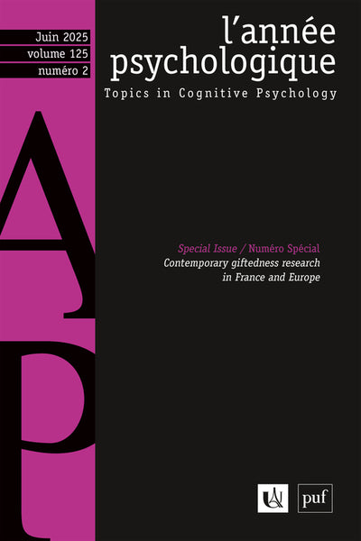 Année psychologique 125-2