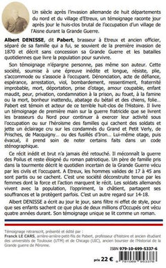 Pabert: Journal d’un officier-brasseur dans la France occupée de la Grande Guerre