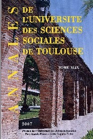 Annales UT1 Capitole 2007. Tome XLIX