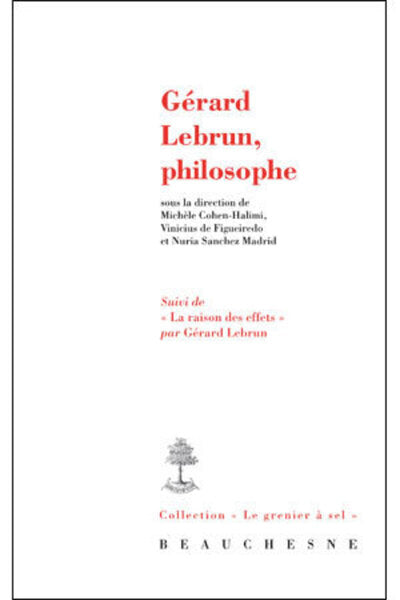Gerard Lebrun, philosophe