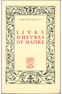 Livre d'heures du Maître