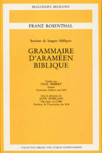 GRAMMAIRE D'ARAMEEN BIBLIQUE