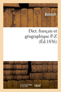 Dictionnaire français et géographique