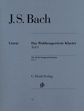 Jean Sebastien Bach :  Le Clavier Bien Tempere Vol. 1 - Avec Doigtes - BWV 846-869 - Piano