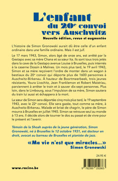 L'enfant du 20e convoi vers Auschwitz