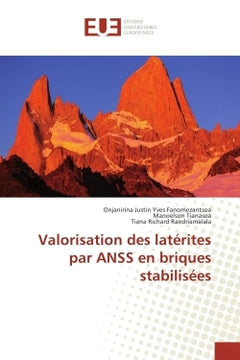 Valorisation des laterites par ANSS en briques stabilisees