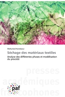 Séchage des matériaux textiles
