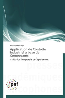 Application de contrôle industriel à base de composants