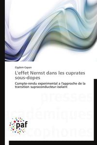 L'effet Nernst dans les cuprates sous-dopés