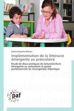 Implémentation de la littéracie émergente au préscolaire