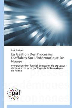 La gestion des processus d'affaires sur l'informatique de nuage
