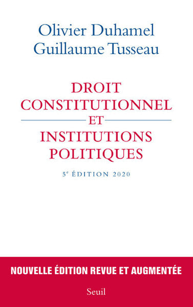 Droit constitutionnel et institutions politiques